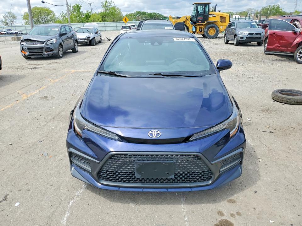 2020 Toyota VIN 5YFS4RCE0LP007498 COPART salvage auction — SIDE, Il - Salvage Certificate, sold $2,900 on 2026-07-15 (photo 5)