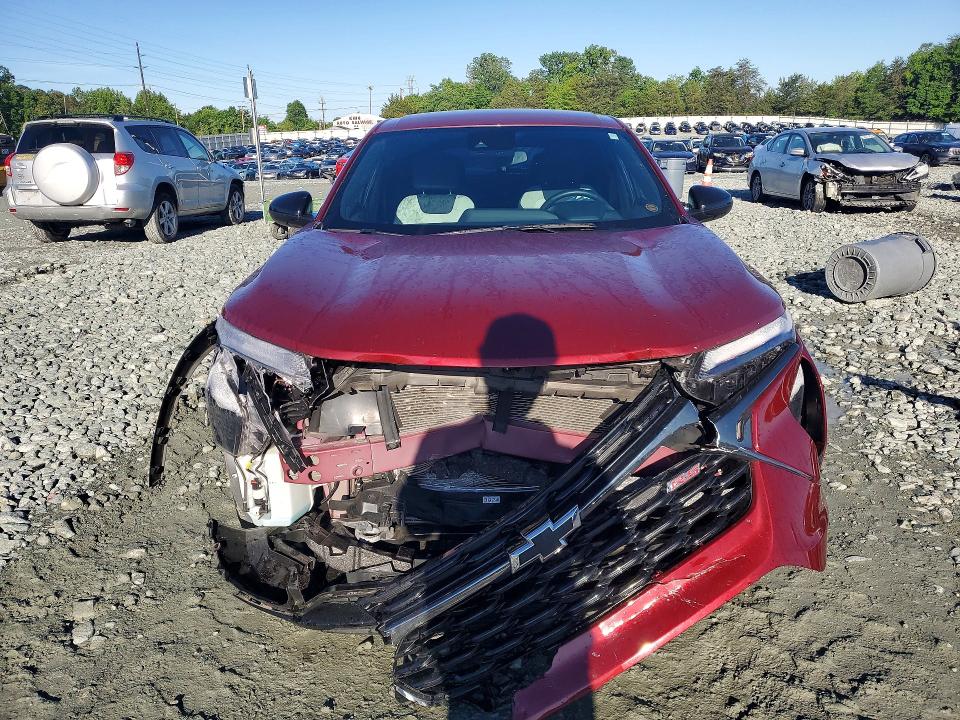 2024 Chevrolet Trax VIN KL77LGE25RC205136 COPART salvage auction — FRONT END, Nc - Salvage Certificate Of Title, sold $3,150 on 2026-07-15 (photo 5)