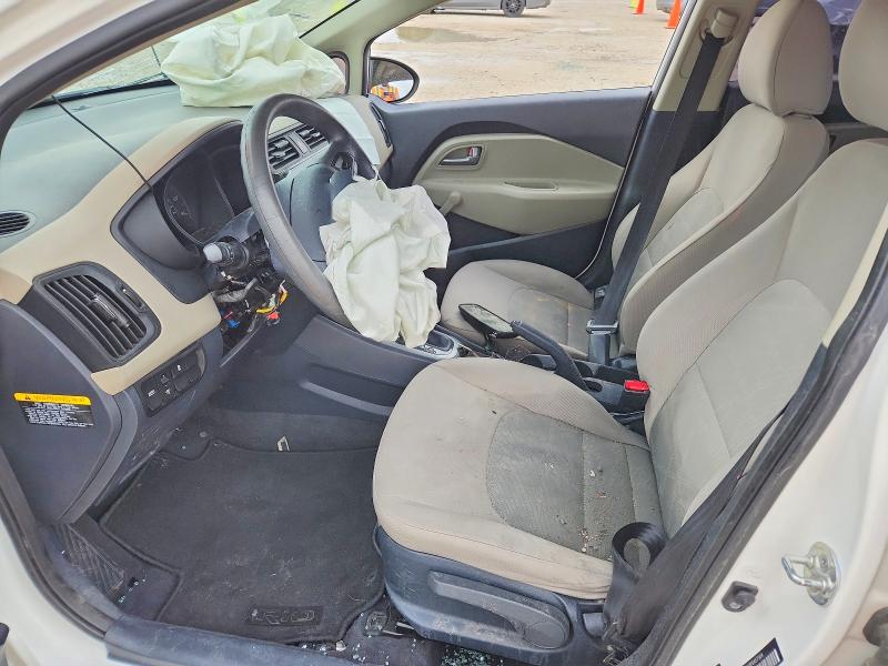 2015 Kia Rio VIN KNADM4A38F6457504 COPART salvage auction — FRONT END, Ca - Salvage Certificate, sold $150 on 2026-07-09 (photo 7)