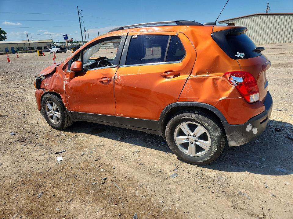 2016 Chevrolet Trax VIN KL7CJLSB4GB663786 COPART salvage auction — FRONT END, Tx - Salvage Vehicle Title, sold $925 on 2026-07-22 (photo 2)