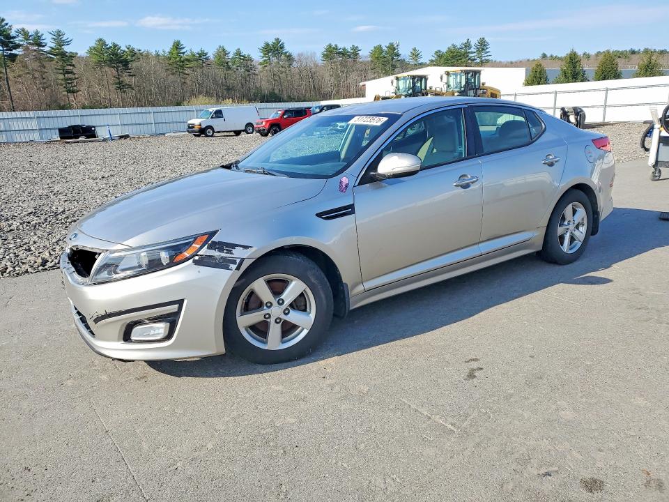 2015 Kia Optima VIN 5XXGM4A72FG480054 COPART salvage auction — FRONT END, Mt - Certificate Of Title, sold $500 on 2026-07-06 (photo 1)