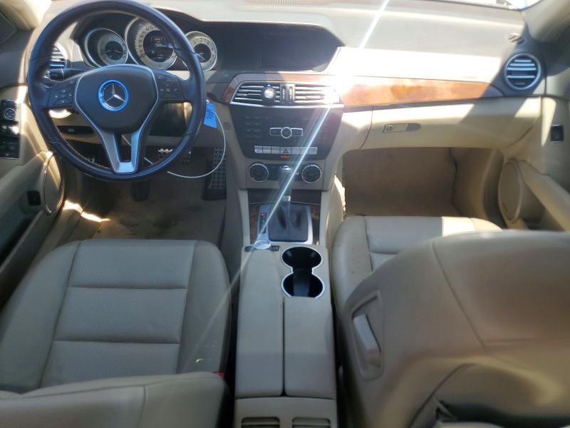2014 Mercedes-benz C class VIN WDDGF4HB0ER306036 COPART salvage auction — REAR END, Sc - Cert Of Title-Salvage, sold $1,900 on 2026-07-31 (photo 8)