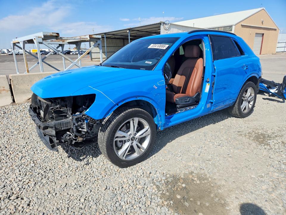 2021 Audi Q3 VIN WA1EECF38M1023126 COPART salvage auction — FRONT END, Co - Public - Salvage Title, sold $7,200 on 2026-07-07 (photo 1)