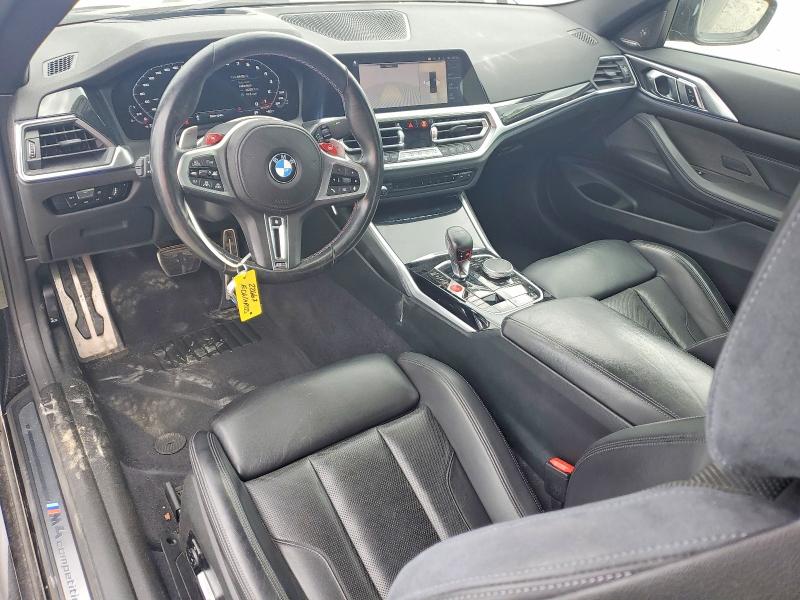 2022 BMW M4 VIN WBS33AZ02NCJ19017 COPART salvage auction — REAR END, Nc - Salvage Certificate Of Title, sold $25,500 on 2026-07-22 (photo 8)