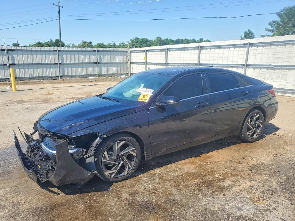 2024 Hyundai Elantra VIN KMHLP4DG5RU733833 COPART salvage auction — FRONT END, Al - Certificate Of Title, sold $6,200 on 2026-07-02 (photo 1)