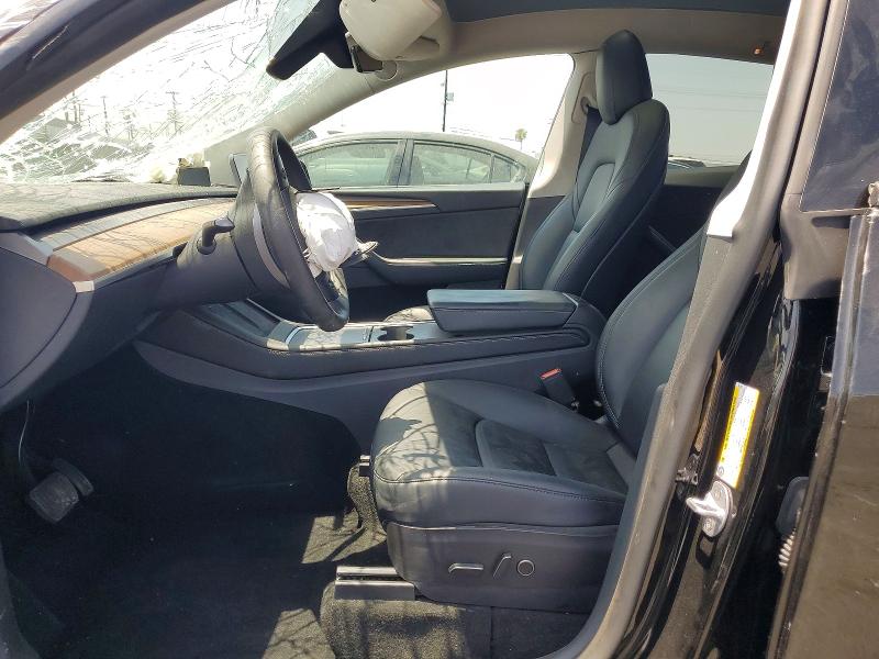 2022 Tesla VIN 7SAYGDEE6NF555153 COPART salvage auction — FRONT END, Ca - Salvage Certificate, sold $5,500 on 2026-07-27 (photo 7)