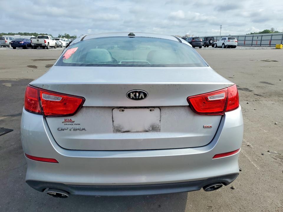 2015 Kia Optima VIN 5XXGM4A71FG459812 COPART salvage auction — SIDE, Fl - Cert Of Title Slvg Rebuildable, sold $675 on 2026-07-20 (photo 6)