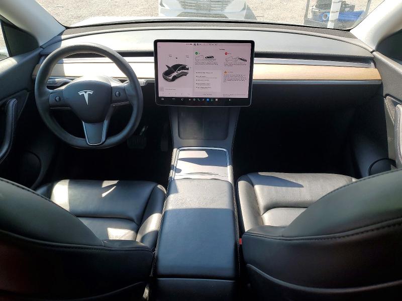 2021 Tesla Model y VIN 5YJYGAEE3MF136901 COPART salvage auction — FRONT END, NJ - CERT OF TITLE-SALVAGE, sold $10,700 on 2026-07-31 (photo 8)