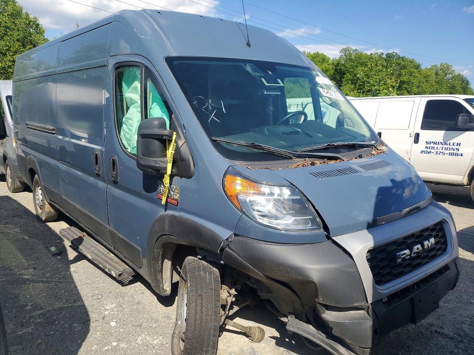 2020 Ram Promaster 3500 VIN 3C6URVJG6LE128911 COPART salvage auction — FRONT END, Va - Cert Of Title - Salvage, sold $2,200 on 2026-07-08 (photo 4)