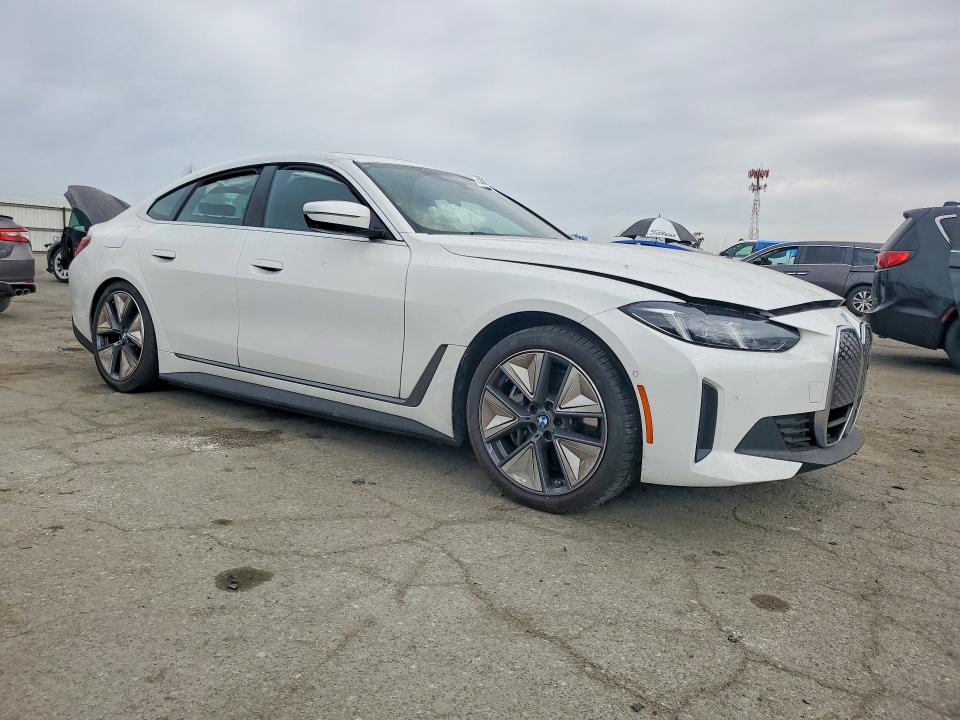 2025 BMW I4 VIN WBY23HD01SFU18462 COPART salvage auction — FRONT END, Id - Salvage Certificate Of Title, sold $14,400 on 2026-07-31 (photo 4)