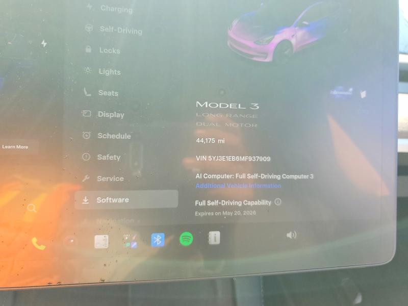 2021 Tesla Model 3 VIN 5YJ3E1EB6MF937909 COPART salvage auction — SIDE, Ca - Salvage Certificate, sold $3,400 on 2026-07-23 (photo 9)
