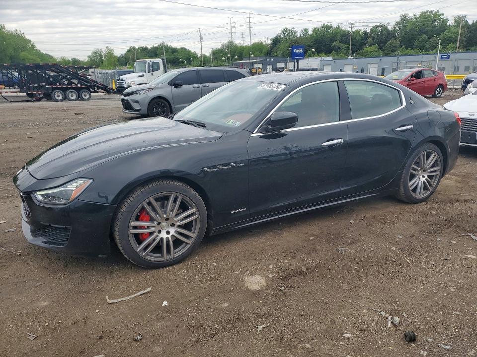 2018 Maserati Ghibli VIN ZAM57YTL7J1290833 COPART salvage auction — SIDE, Md - Cert Of Salvage > 75% Damage, sold $2,800 on 2026-07-23 (photo 1)