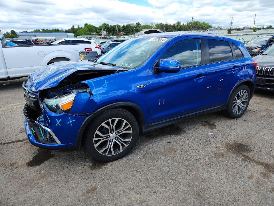 2019 Mitsubishi Outlander VIN JA4AR3AU2KU033553 COPART salvage auction — FRONT END, PA - CERTIFICATE OF SALVAGE, sold $2,500 on 2026-07-28 (photo 1)