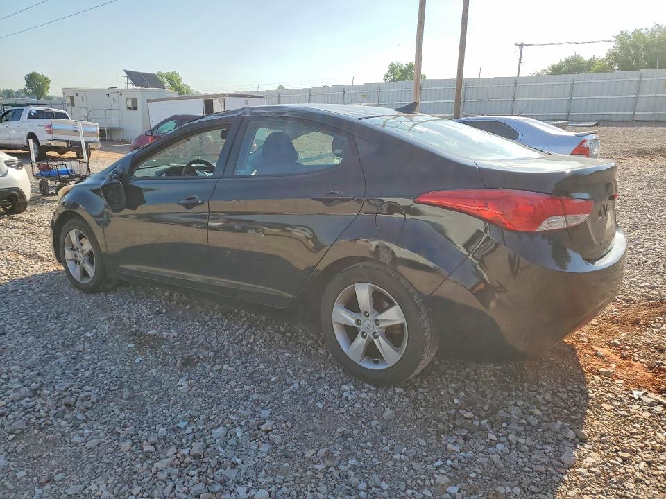 2013 Hyundai Elantra VIN KMHDH4AE4DU755447 COPART salvage auction — ROOF, Ok - Cert Of Title-Salvage, sold $175 on 2026-07-16 (photo 2)