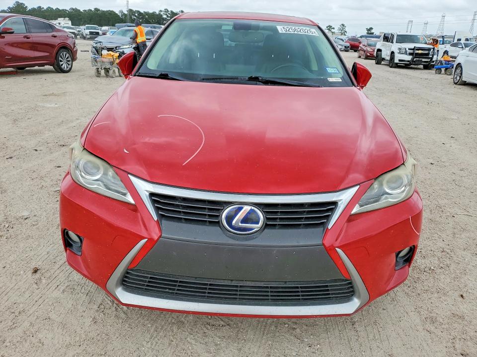 2014 Lexus Ct VIN JTHKD5BH7E2201305 COPART salvage auction — REAR END, Tx - Salvage Vehicle Title, sold $2,400 on 2026-07-07 (photo 5)