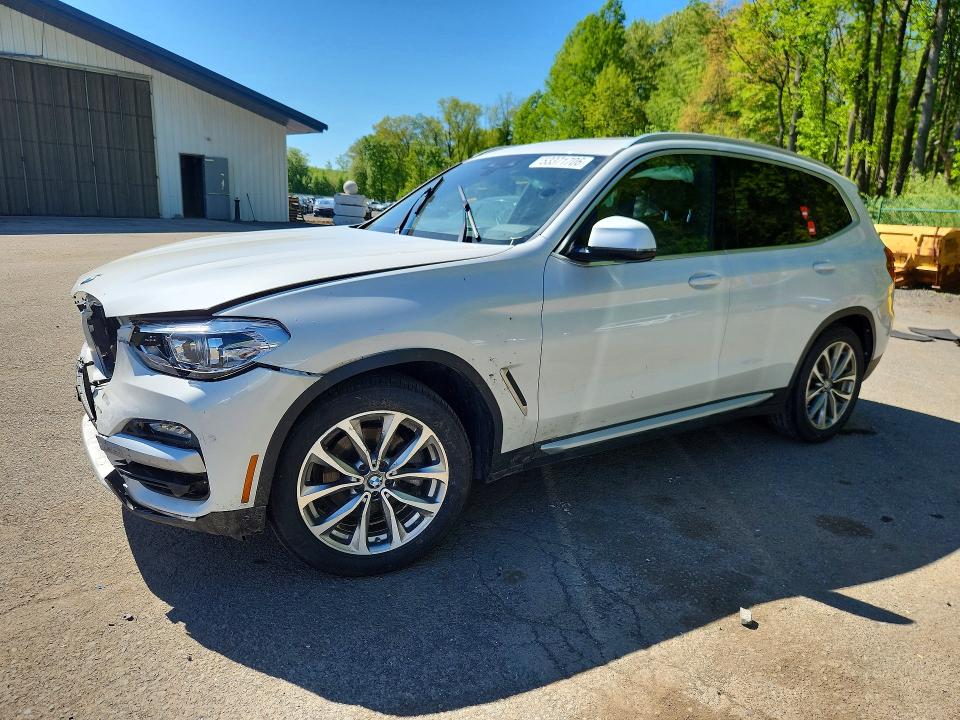 2019 BMW X3 VIN 5UXTR9C52KLE21123 COPART salvage auction — FRONT END, Ma - Cert Of Title-Salvage, sold $8,200 on 2026-07-09 (photo 1)