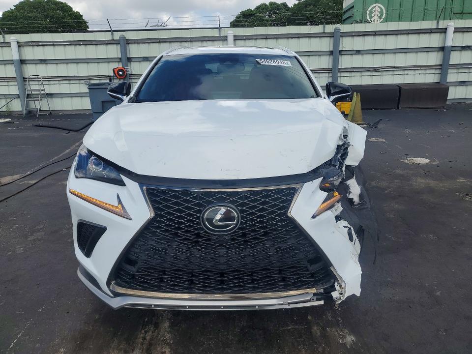 2021 Lexus Nx VIN JTJSARBZ9M2193374 COPART salvage auction — FRONT END, Fl - Cert Of Title Slvg Rebuildable, sold $11,500 on 2026-07-13 (photo 5)