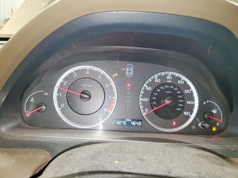 2008 Honda Accord VIN 1HGCP26768A046688 COPART salvage auction — HAIL, Mn - Cert Of Title-Prior Salvage, sold $525 on 2026-07-09 (photo 9)