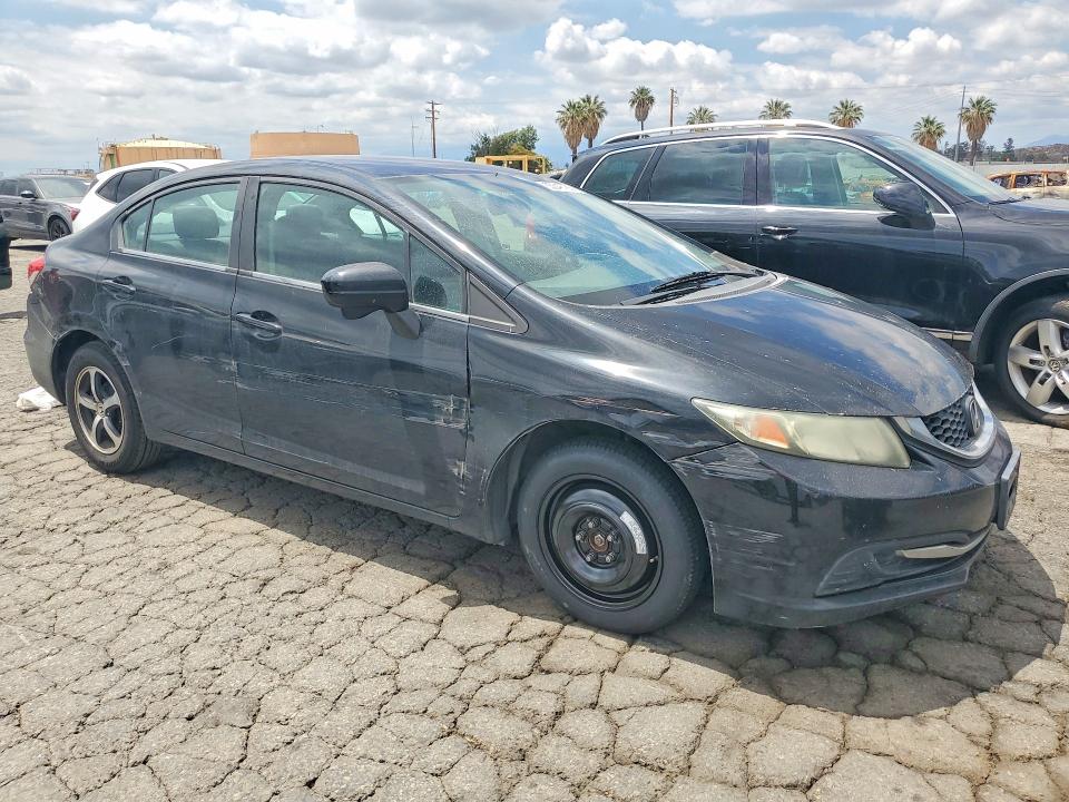 2015 Honda Civic VIN 19XFB2F73FE702415 COPART salvage auction — SIDE, Ca - Salvage Certificate, sold $2,250 on 2026-07-09 (photo 4)