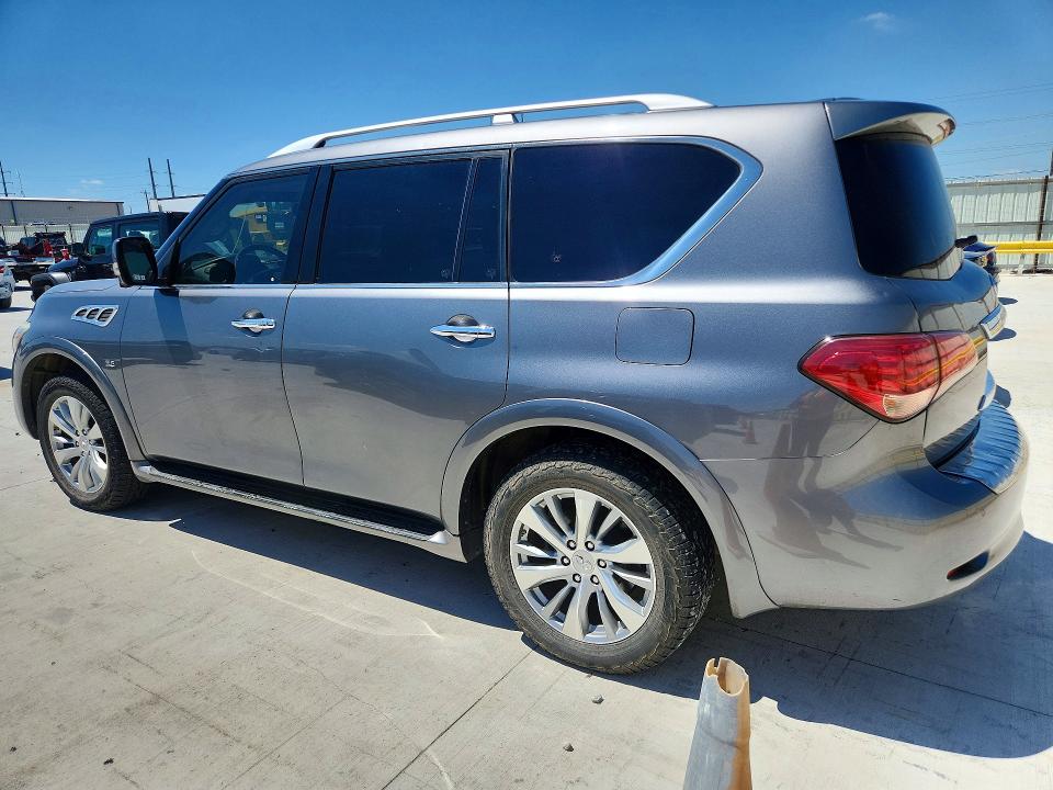 2017 Infiniti Qx80 VIN JN8AZ2NE3H9151131 COPART salvage auction — HAIL, Tx - Salvage Vehicle Title, sold $2,050 on 2026-07-31 (photo 2)