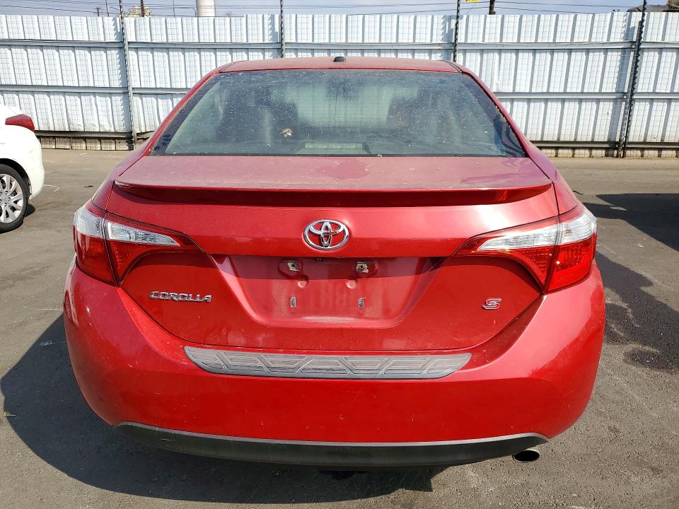 2014 Toyota Corolla VIN 5YFBURHE8EP068366 COPART salvage auction — FRONT END, Ca - Salvage Certificate, sold $1,450 on 2026-07-08 (photo 6)