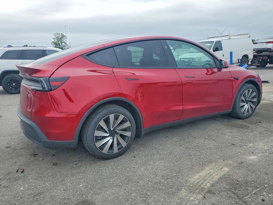 2026 Tesla Model y VIN 7SAYGDED5TA451660 COPART salvage auction — REAR END, Nc - Salvage Certificate Of Title, sold $20,300 on 2026-07-28 (photo 3)