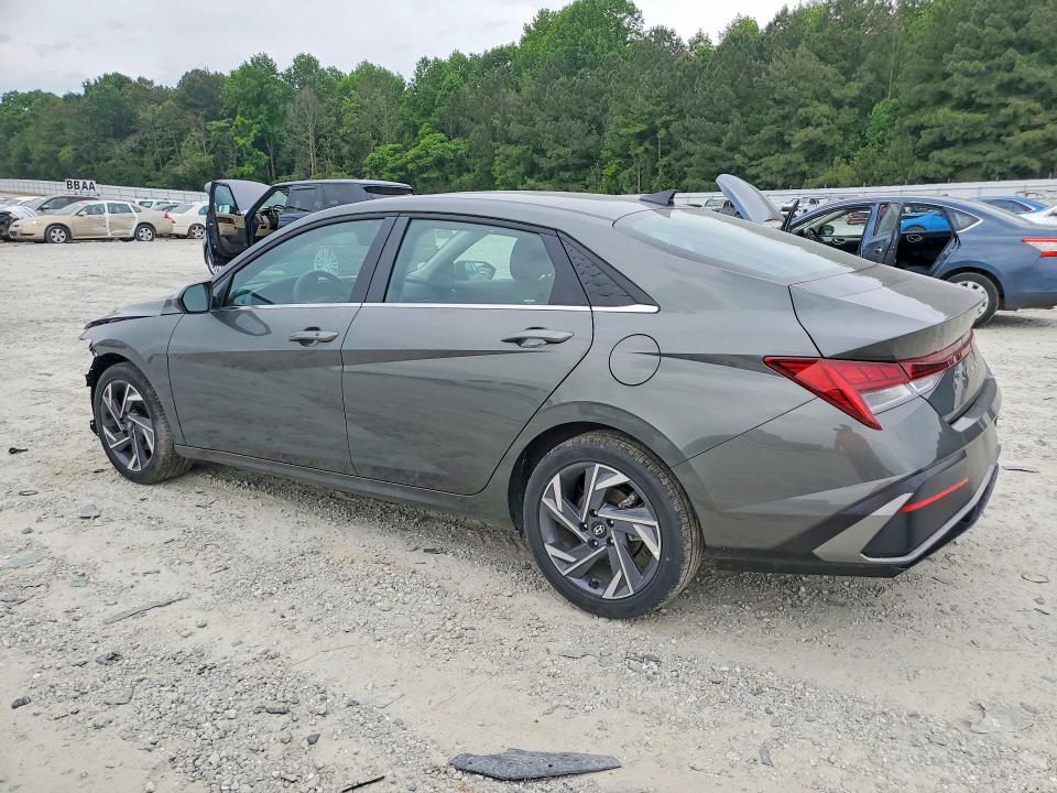 2025 Hyundai Elantra VIN KMHLS4DG3SU038044 COPART salvage auction — FRONT END, Oh - Certificate Of Title (P), sold $7,300 on 2026-07-29 (photo 2)