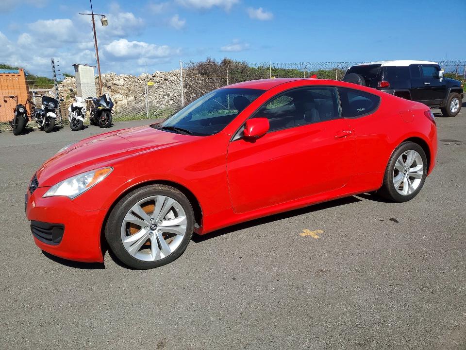 2012 Hyundai Genesis VIN KMHHT6KD9CU072725 COPART salvage auction — FRONT END, HI, sold $30 on 2026-08-31 (photo 1)