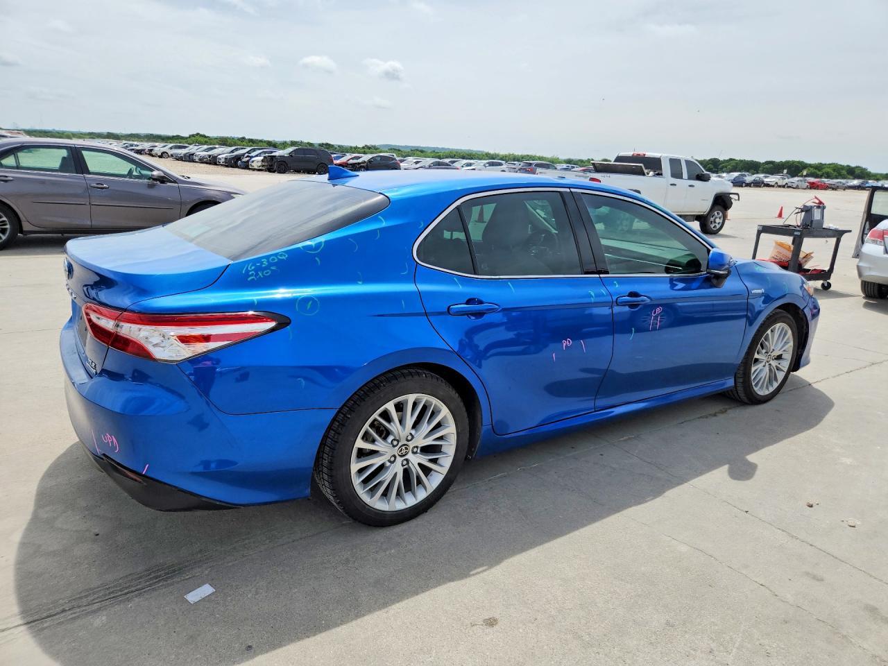 2020 Toyota Camry VIN 4T1F31AK3LU017276 COPART salvage auction — Hail, TX - CERTIFICATE OF TITLE, sold $5,900 on 2026-07-09 (photo 3)