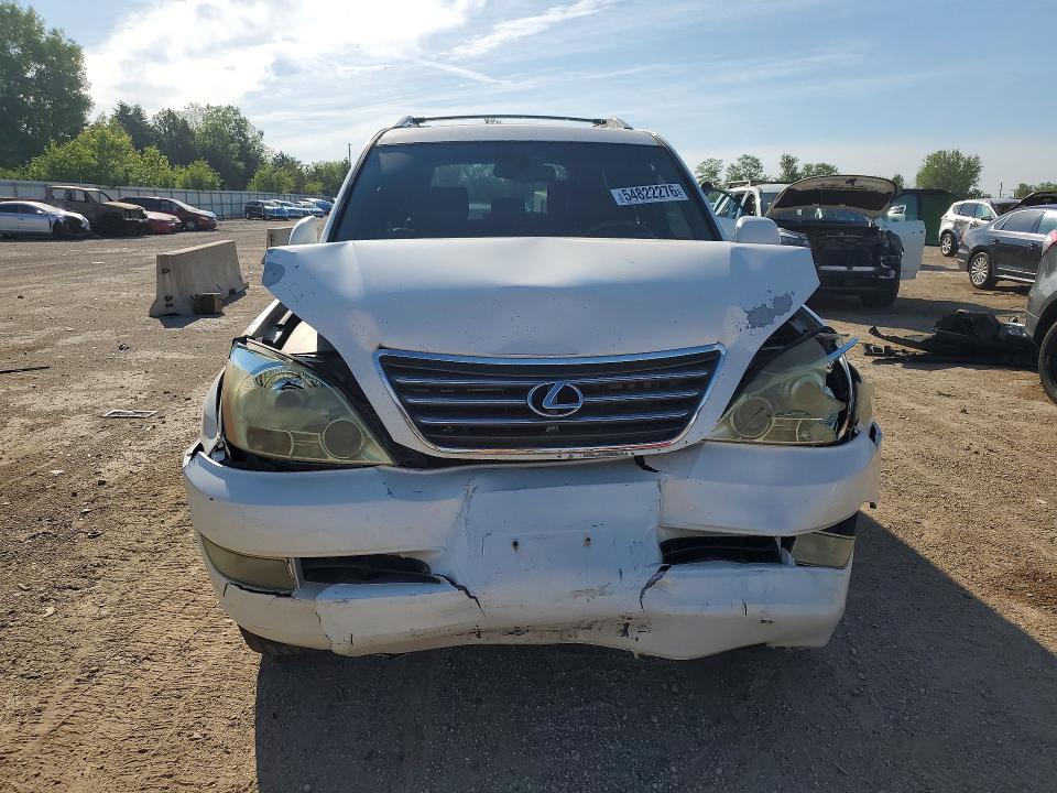 2005 Lexus Gx 470 VIN JTJBT20X450095398 COPART salvage auction — FRONT END, IL - SALVAGE CERTIFICATE, sold $1,800 on 2026-07-21 (photo 5)