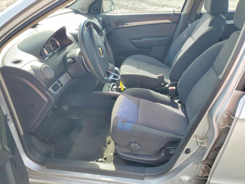 2011 Chevrolet Aveo VIN KL1TD5DE1BB152663 COPART salvage auction — FRONT END, Ca - Dis/Dlr/Exp App For Dup Clean, sold $125 on 2026-07-07 (photo 7)