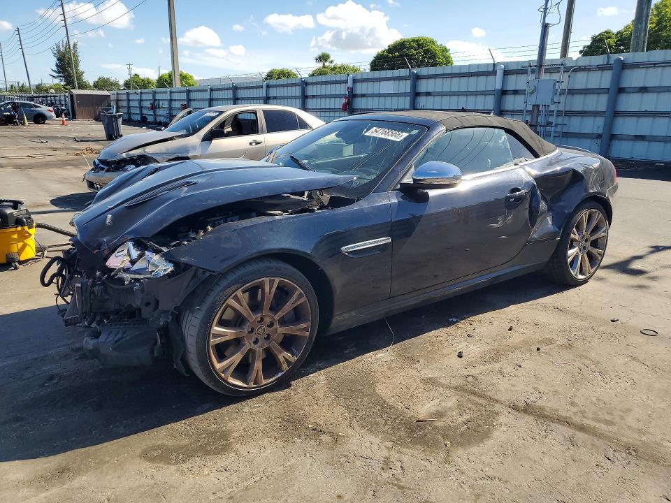 2013 Jaguar VIN SAJWA4EC4DMB49337 COPART salvage auction — FRONT END, Fl - Cert Of Title Slvg Rebuildable, sold $4,050 on 2026-07-20 (photo 1)