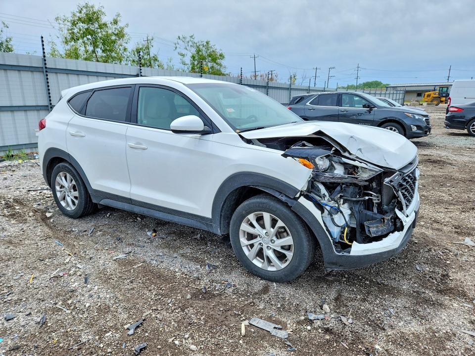 2021 Hyundai Tucson VIN KM8J2CA49MU327718 COPART salvage auction — FRONT END, Il - Salvage Certificate, sold $4,150 on 2026-07-29 (photo 4)