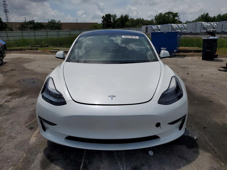 2023 Tesla Model 3 VIN 5YJ3E1EA6PF656060 COPART salvage auction — REAR END, Fl - Cert Of Title Slvg Rebuildable, sold $7,600 on 2026-07-14 (photo 5)