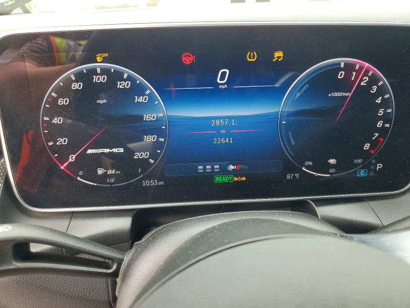 2025 Mercedes-benz Glc class VIN W1NKM8AB9SF246436 COPART salvage auction — FRONT END, Tx - Certificate Of Title, sold $64,500 on 2026-07-28 (photo 9)