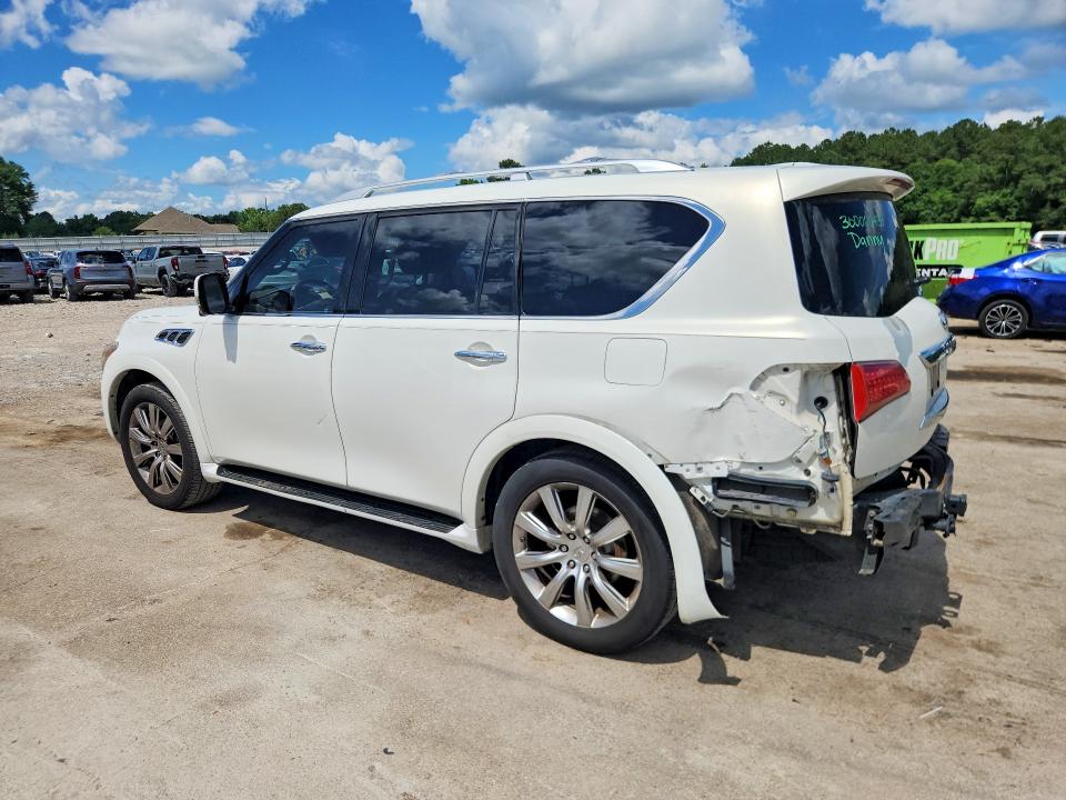 2011 Infiniti Qx56 VIN JN8AZ2NC6B9303313 COPART salvage auction — REAR END, Ms - Cert Of Title-Salvaged, sold $2,650 on 2026-07-17 (photo 2)