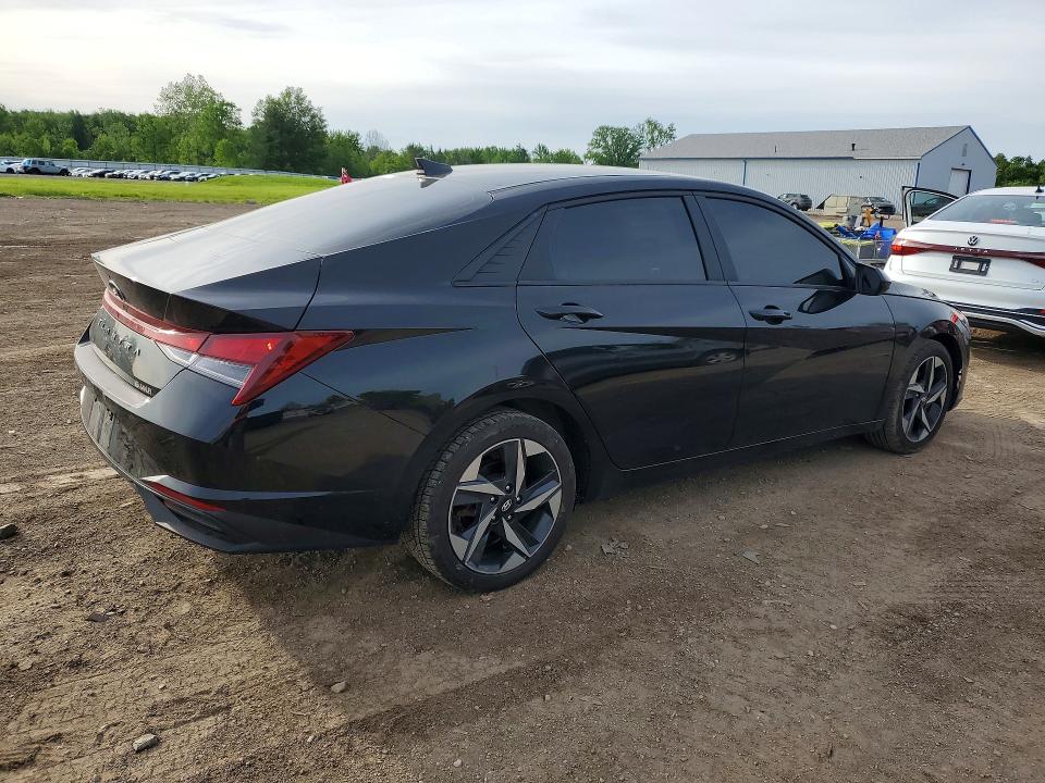 2023 Hyundai Elantra VIN KMHLS4AG6PU461941 COPART salvage auction — HAIL, Oh - Cert Of Title-Salvage, sold $7,700 on 2026-07-13 (photo 3)