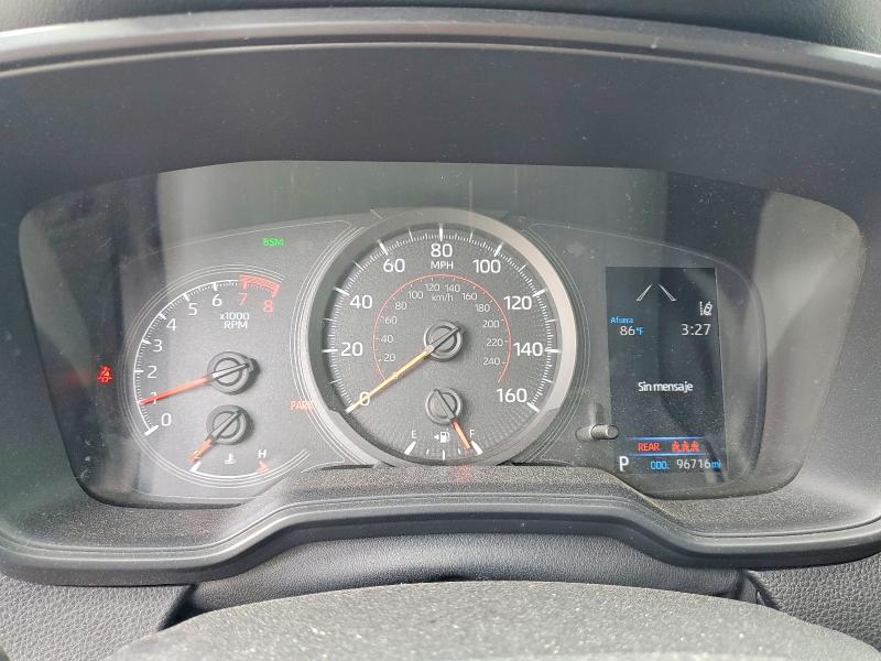 2020 Toyota Corolla VIN JTDP4RCE8LJ010580 COPART salvage auction — VANDALISM, Tx - Salvage Vehicle Title, sold $6,500 on 2026-07-10 (photo 9)