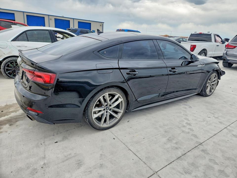 2019 Audi A5 VIN WAUENCF58KA011432 COPART salvage auction — FRONT END, Tx - Salvage Vehicle Title, sold $9,500 on 2026-07-31 (photo 3)