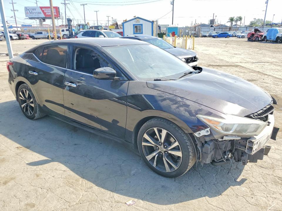 2017 Nissan Maxima VIN 1N4AA6AP5HC381750 COPART salvage auction — FRONT END, Ca - Salvage Certificate, sold $825 on 2026-07-02 (photo 4)