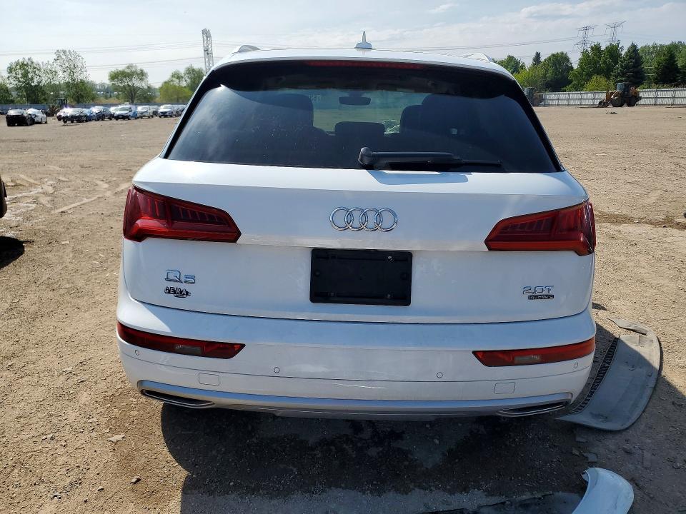 2018 Audi Q5 VIN WA1BNAFYXJ2002724 COPART salvage auction — FRONT END, Il - Salvage Certificate, sold $3,350 on 2026-07-09 (photo 6)
