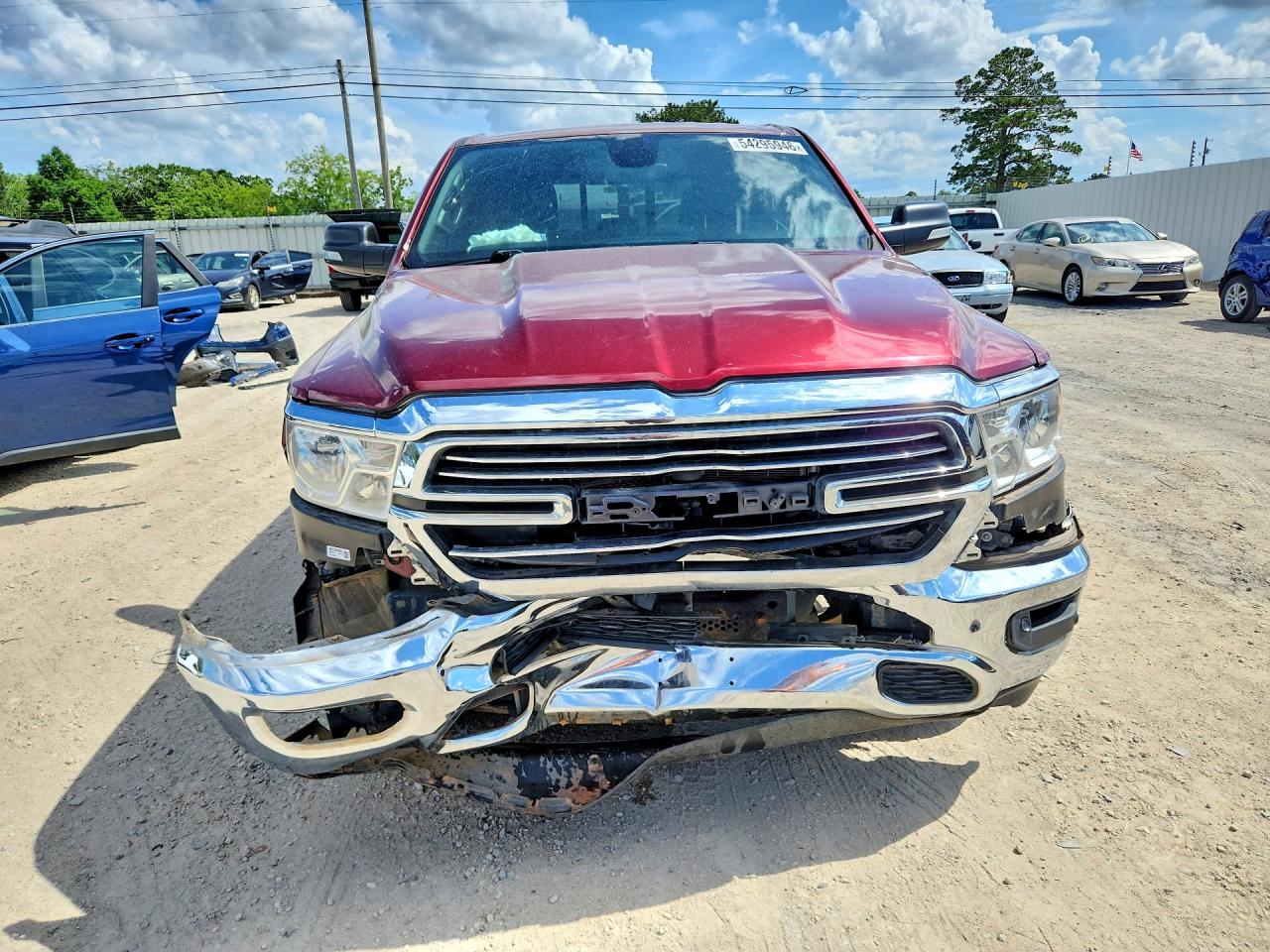 2021 Ram 1500 VIN 1C6SRFFT7MN632691 COPART salvage auction — Front End, AL - CERT OF TITLE-SALVAGE TITLE, sold $12,000 on 2024-12-12 (photo 5)