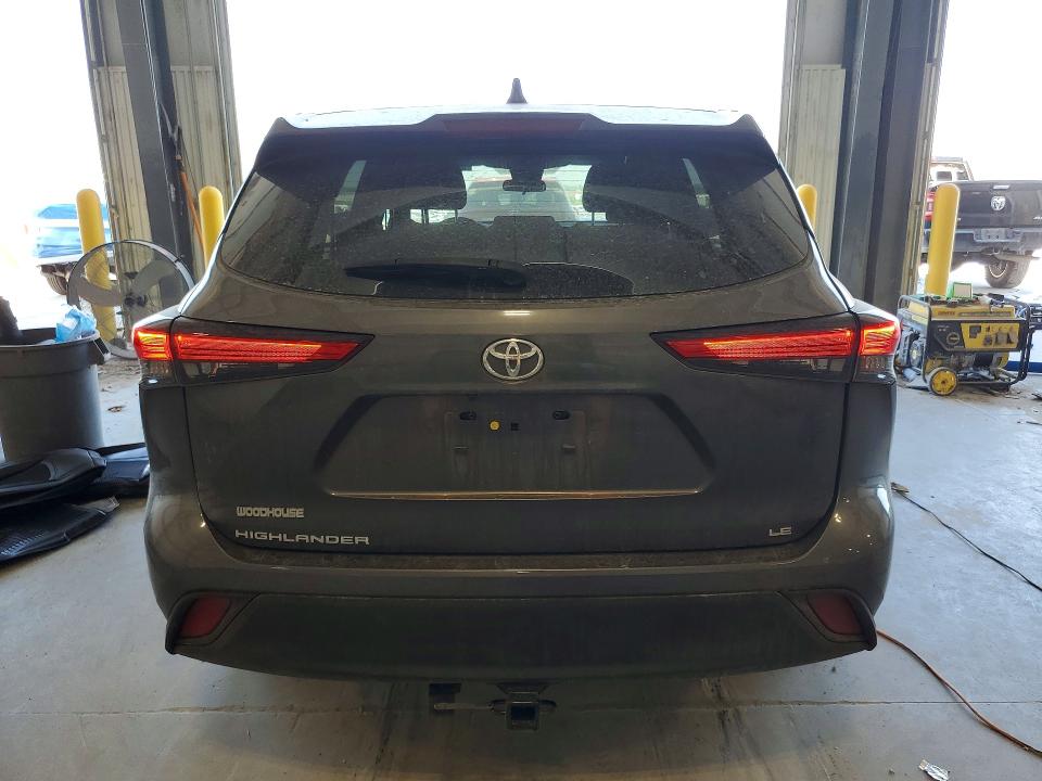 2023 Toyota Highlander VIN 5TDKDRAH8PS020834 COPART salvage auction — FRONT END, Ne - Cert Of Title-Salvage, sold $10,800 on 2026-07-08 (photo 6)