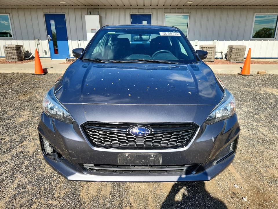 2018 Subaru Impreza VIN 4S3GKAL67J1603246 COPART salvage auction — HAIL, Wi - Certificate Of Title, sold $8,000 on 2026-07-14 (photo 5)