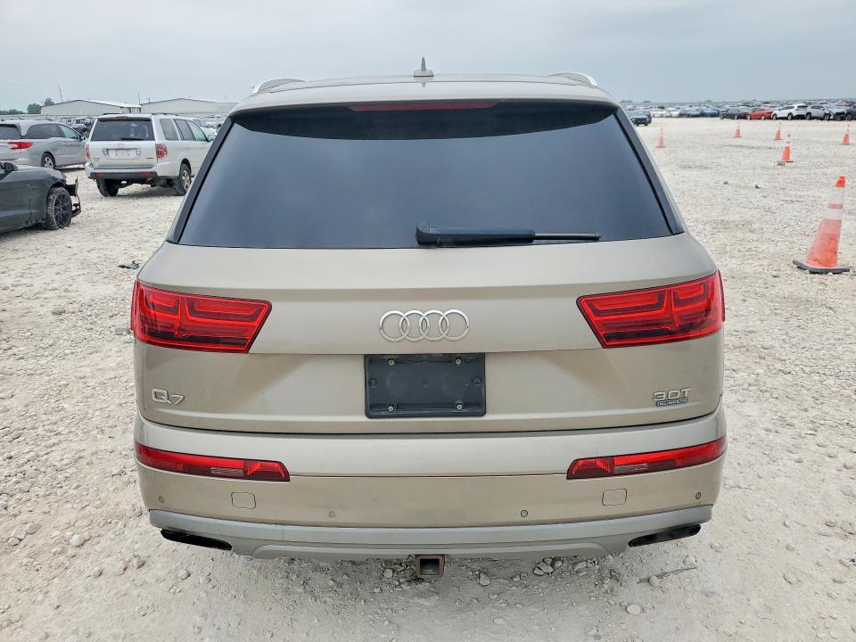 2017 Audi Q7 VIN WA1VAAF77HD023125 COPART salvage auction — MECHANICAL, Tx - Certificate Of Title, sold $4,300 on 2026-07-02 (photo 6)