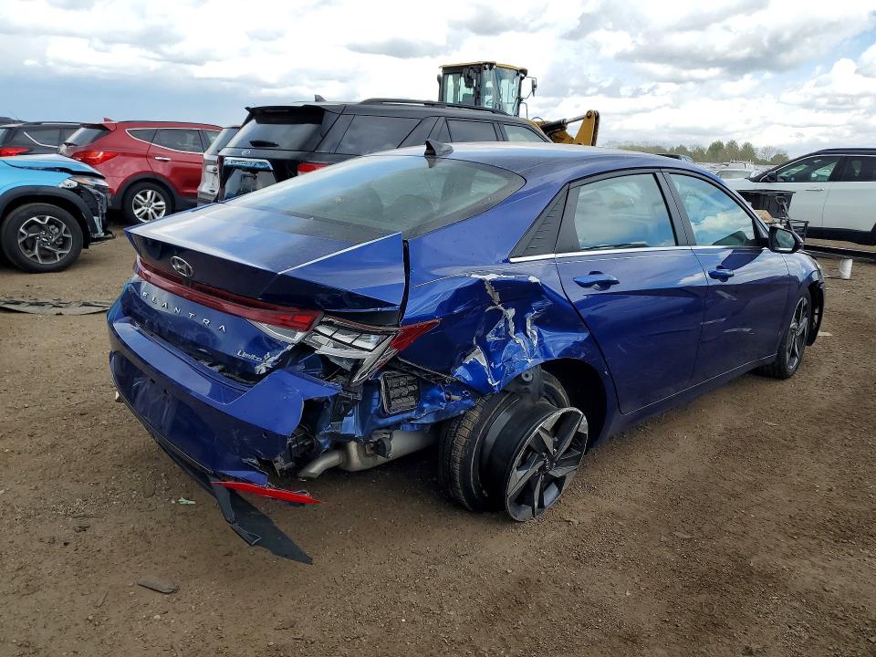 2022 Hyundai Elantra VIN 5NPLP4AG5NH068347 COPART salvage auction — FRONT END, WV - SALVAGE CERTIFICATE, sold $250 on 2026-07-28 (photo 3)