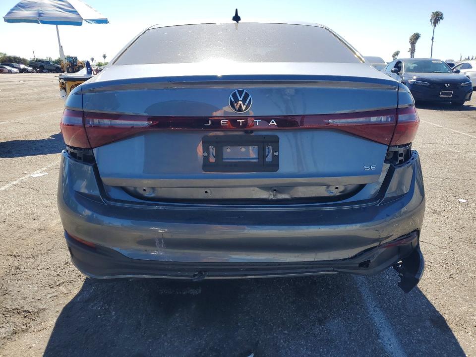 2025 Volkswagen Jetta VIN 3VWEX7BU0SM027867 COPART salvage auction — REAR END, Ca - Salvage Certificate, sold $11,500 on 2026-07-02 (photo 6)
