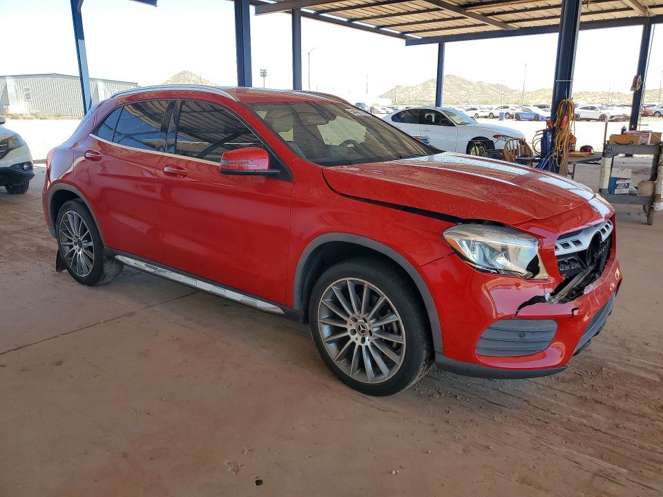 2018 Mercedes-benz VIN WDCTG4EB9JJ433039 COPART salvage auction — FRONT END, Az - Cert Of Title - Salvage, sold $4,100 on 2026-07-09 (photo 4)