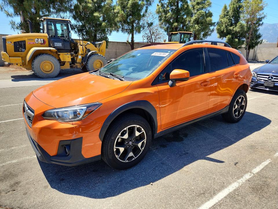 2019 Subaru Xv VIN JF2GTACC9K8254474 COPART salvage auction — REAR END, Ca - Salvage Certificate, sold $2,550 on 2026-07-09 (photo 1)