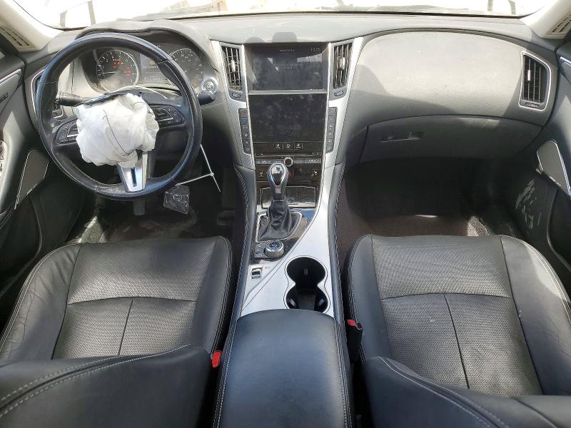 2022 Infiniti Q50 VIN JN1EV7BP6NM310201 COPART salvage auction — FRONT END, Ca - Salvage Certificate, sold $5,700 on 2026-07-14 (photo 8)